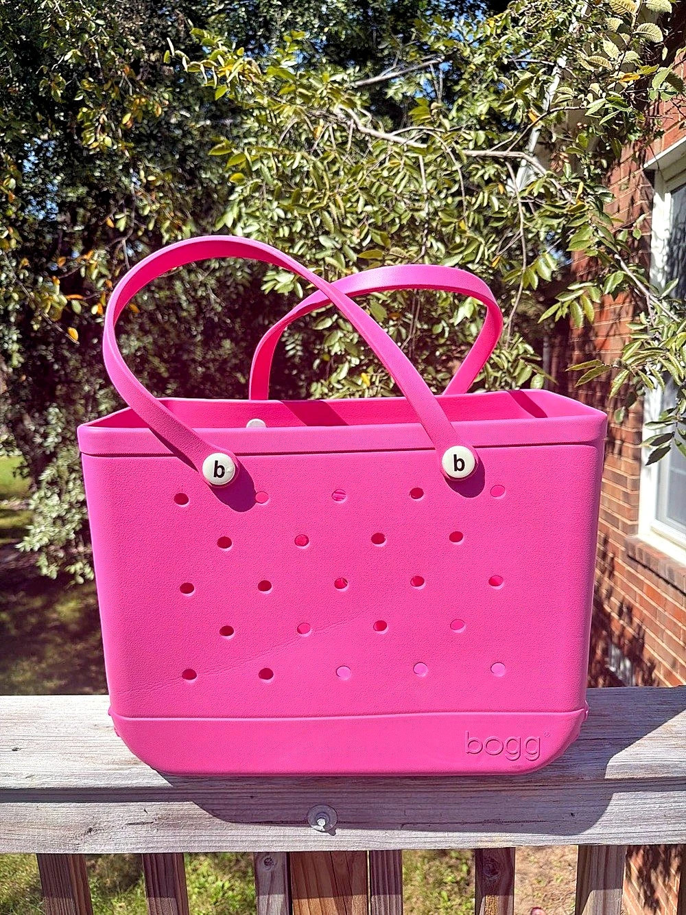 Bogg Tote Bag in Pink Like New
